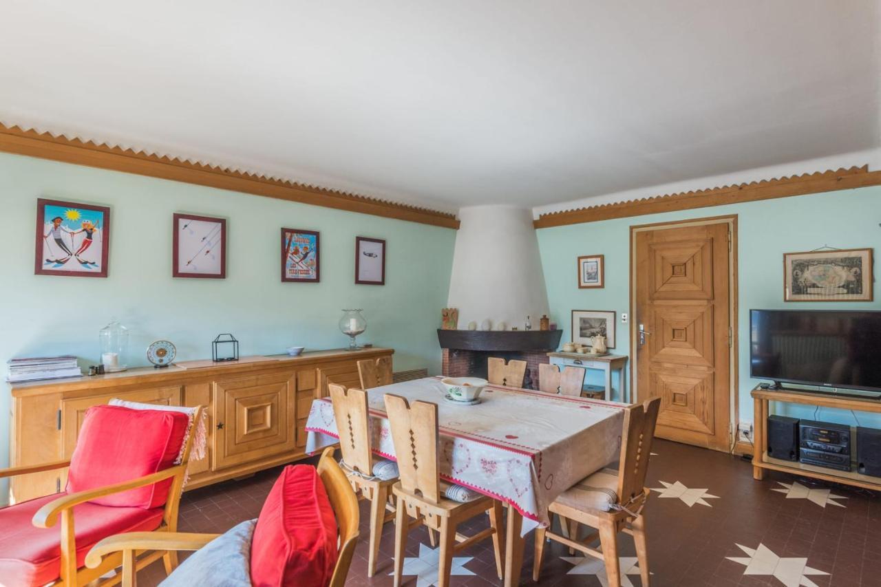 Appartement T2 chaleureux et typique avec balcon au coeur de Megève - Welkeys Extérieur photo