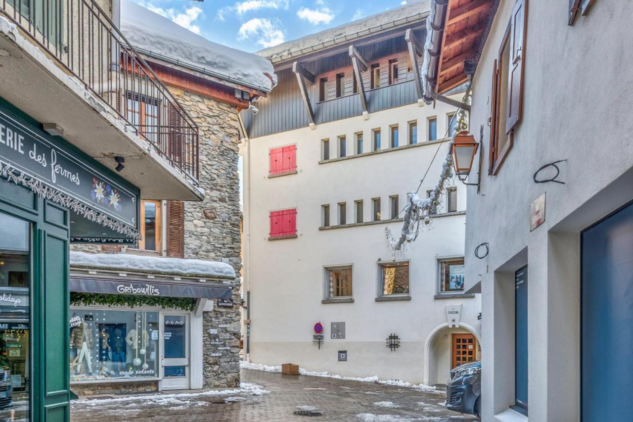Appartement T2 chaleureux et typique avec balcon au coeur de Megève - Welkeys Extérieur photo